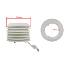 Ladda upp bild till gallerivisning, Schutzhülle wetterstation Φ 220mm schutzhülle sender φ130 Φ220 mm sensor außensensor wetterhütte weatherhub für Wettermessgeräte thermosensor Temperatursender
