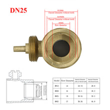 Cargar imagen en el visor de la galería, vanne 2 voies motorisee DN15 DN20 DN25 DN32
