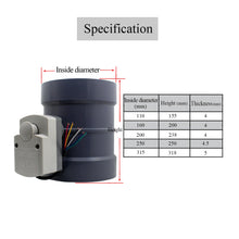 Lade das Bild in den Galerie-Viewer, AC220v 8N drosselklappe lüftung 110 160 200 250 315 mm - absperrklappe drosselklappe lüftung lüftungsklappe elektrisch luftklappe hvac
