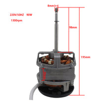 Cargar imagen en el visor de la galería, Lüftermotor backofen industrie 90w backofen motor für ofenlüfter heißluftherdventilator ventilator
