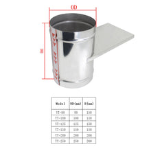 Cargar imagen en el visor de la galería, Vanne guillotine registre manuel bypass vmc ventilateur extracteur clapet climatisation vanne guillotine air
