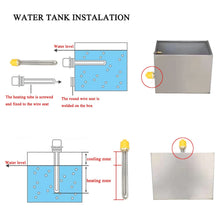 Lade das Bild in den Galerie-Viewer, Résistance tubulaire 220v élément chauffant eau chauffage electrique pour réservoir thermoplongeur chauffe immersion
