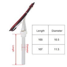 Lade das Bild in den Galerie-Viewer, Bougie 300w 220v céramique 100x10.5mm 107x11.5mm - resistance allumage poele a granule bougie pellet
