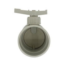 Cargar imagen en el visor de la galería, 1 pièce - HVAC registre de réglage manuel PP pour tube ventilation conduit diamètre intérieur 50 63 75 90 110 160 200 250 315 350 400 450 mm
