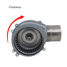 Cargar imagen en el visor de la galería, Moteur ventilateur centrifuge 220v avec clapet anti retour air moteur extracteur radial poele granulés four chaudiere
