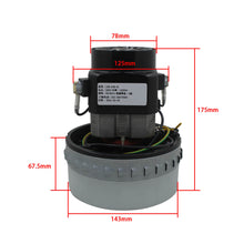 Cargar imagen en el visor de la galería, oomvarmer Saugmotor saugturbine 1000w 1200w 1500w ersatzmotor staubsauger staubsaugermotor nasssauger Auto 220v
