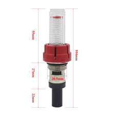 Lade das Bild in den Galerie-Viewer, 1/5/10/20/100 pièce - Debimetre chaufffage au sol debimetre collecteur radiateur chauffage indicateur de flux
