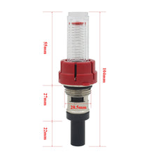 Cargar imagen en el visor de la galería, 1/5/10/20 Stück - durchflußmengenmesser für fussbodenheizung heizkreisverteiler durchflussmesser flowmeter topmeter 1/2 - durchflussanzeiger fußbodenheizung
