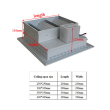 Lade das Bild in den Galerie-Viewer, Ventilation grille aeration electrique registre ventilation motorisé 220v vmc climatisation air
