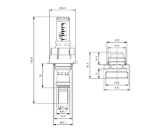 Lade das Bild in den Galerie-Viewer, Heizkreisverteiler durchflussmesser fussbodenheizung 1/2 durchflussanzeiger heizung flowmeter durchflussregler durchflußmesser 1/10 Stück
