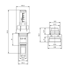 Lade das Bild in den Galerie-Viewer, 1/5/10/20 Stück - durchflußmengenmesser für fussbodenheizung heizkreisverteiler durchflussmesser flowmeter topmeter 1/2 - durchflussanzeiger fußbodenheizung
