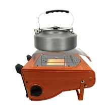 Cargar imagen en el visor de la galería, Poele gaz chauffage infrarouge extérieur avec bruleur ceramique gaz butane rechaud gaz camping grill camper
