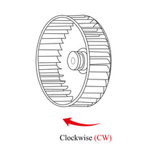 Cargar imagen en el visor de la galería, Turbine ventilateur four CW extracteur centrifuge seche linge moteur air chaud roue ventilateur chaudiere radial
