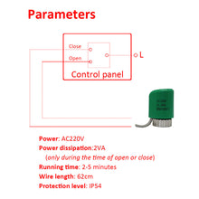 Lade das Bild in den Galerie-Viewer, servomoteur thermique M28 x1.5mm - AC 220V AC/DC 24V NO NC 220V normalement ouvert fermé
