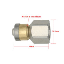 Load image into Gallery viewer, Oomvarmer High Pressure Washer Nozzle, 250 bar - Stainless Steel &amp; Brass, 1/8 1/2 3/8 inch, YS-00013
