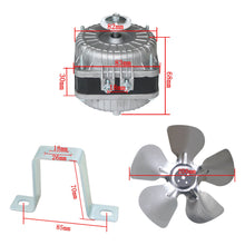 Lade das Bild in den Galerie-Viewer, Kühlschrank motor mit haltebügel 220v lüftermotor kühlgerät kühlschrank ventilator 25-90w kühlschrankventilator lüfter
