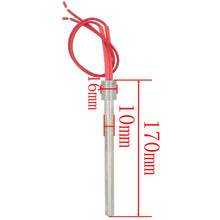 Cargar imagen en el visor de la galería, 220v 300w 350w bougies allumage pour poêle à pellets - diamètre 10mm - longueur 140 150 170mm
