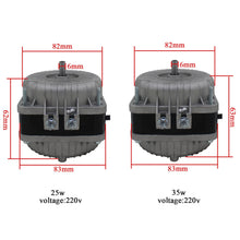 Cargar imagen en el visor de la galería, Kühlschrankmotor kühlschrank lüfter 230v kühlschrankventilator 25W 35W 40W 60W lüftermotor kühlgeräte ventilator lüfter
