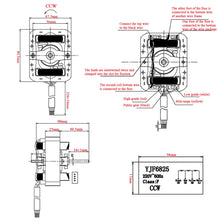 Cargar imagen en el visor de la galería, Motor für dunstabzugshaube 220v linksdrehender motor abzugshaube CCW
