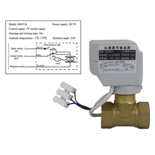 Cargar imagen en el visor de la galería, oomvarmer Vanne proportionnelle vanne a Bille motorisee electrovanne avec 220v Thermostat programmable pour Chauffage au Sol
