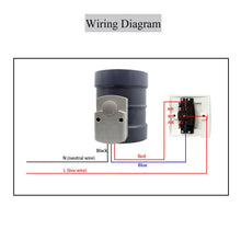 Lade das Bild in den Galerie-Viewer, PVC - AC220v 8N HVAC registre ventilation motorisé pour tube ventilation air frais clapet motorisé diamètre 110 160 200 250 315 mm
