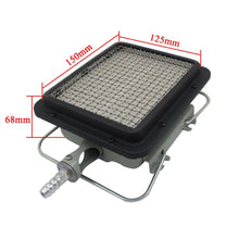 Lade das Bild in den Galerie-Viewer, Réchaud gaz camping grill infrarouge four gaz butane portable butane bruleur ceramique infrarouge barbecue
