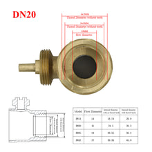 Cargar imagen en el visor de la galería, 2 wege motorkugelhahn 230v 3 Kabel - kugelventil elektrisch 220v zwei wege motorventil 1/2 3/4 1 1-1/4 1-1/2 2 zoll
