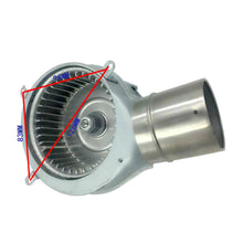 Cargar imagen en el visor de la galería, Moteur ventilateur centrifuge 220v avec clapet anti retour air moteur extracteur radial poele granulés four chaudiere
