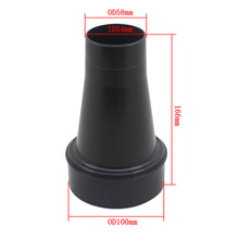 Cargar imagen en el visor de la galería, Absaug reduzierstück für absauganlage 100 auf 58 mm absaugrohr reduzierung absaugung werkstatt adapter absaugadapter
