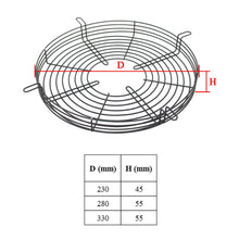 Cargar imagen en el visor de la galería, Schutzgitter lüfter gitter für lüfterflügel lüfterrad elektromotor kühlgeräte ventilator lüfter kühlschrank flügel kühlrad
