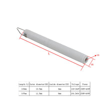 Cargar imagen en el visor de la galería, 220v - bougie allumage ceramique poele pellet 100x10.5mm 107x11.5mm - resistance 300w
