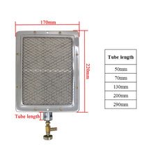 Cargar imagen en el visor de la galería, oomvarmer Infrarot keramikbrenner Grill seitenbrenner gasgrill infrarotkeramikbrenner BBQ BBQ Camping gaskocher doppelbrenner propangas
