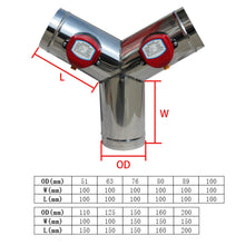 Lade das Bild in den Galerie-Viewer, Registre bypass Y registre motorisé 220V clapet ventilation climatisation air vent electrique reglage hotte aspirante
