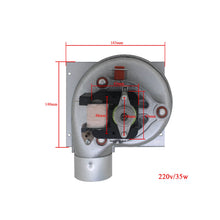 Cargar imagen en el visor de la galería, Kesselgebläse radialgebläse 230v zentrifugalventilator saugventilator zentrifugal gebläse ofengebläse druckgebläse kessellüfter lüfter
